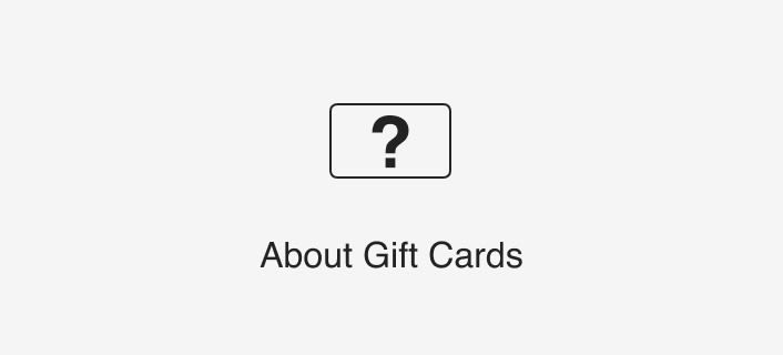 About Gift Cards