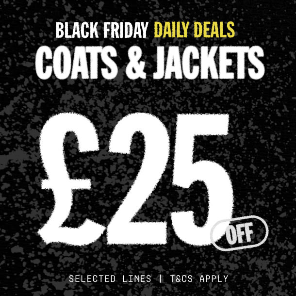 DAILY DEAL! £25 OFF SELECTED COATS & JACKETS
