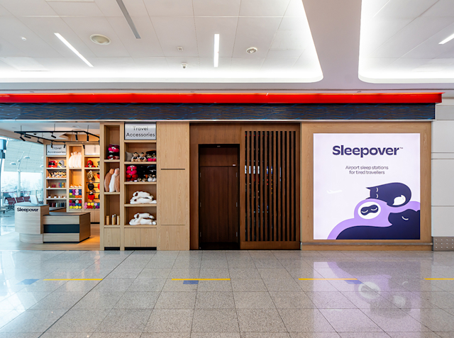 Sleepover DXB Terminal 3A sleeping pods