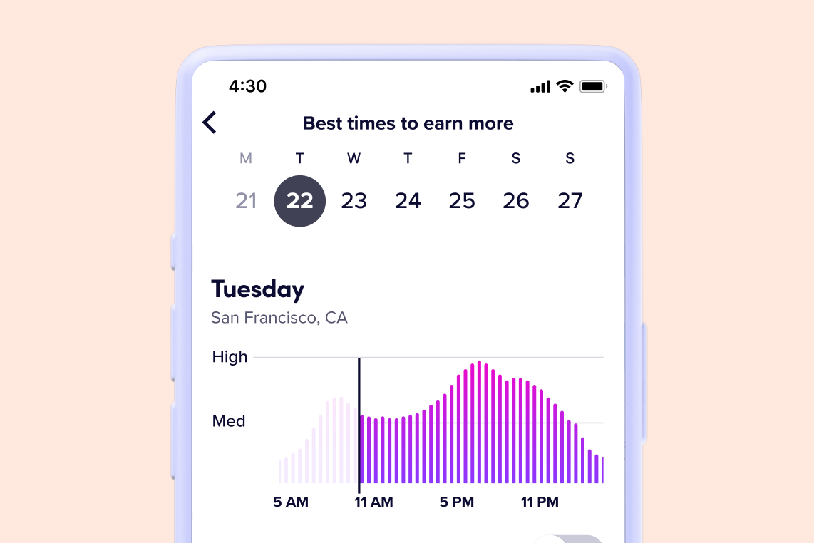 in-app screen for predicting tool PNG