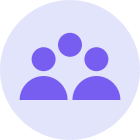 People icon - purple
