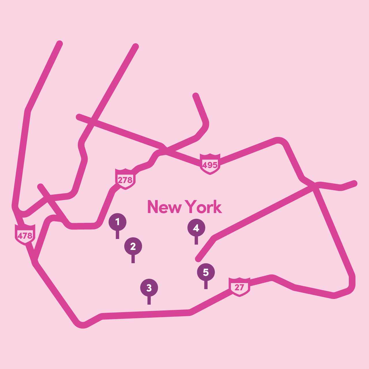 Lyft Grocery Access: Map of participating NYC locations