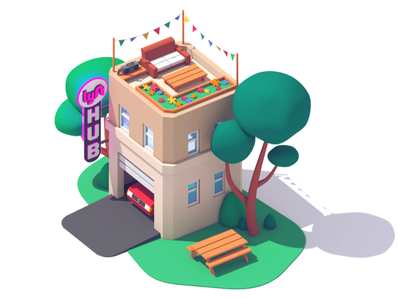 Lyft driver hub