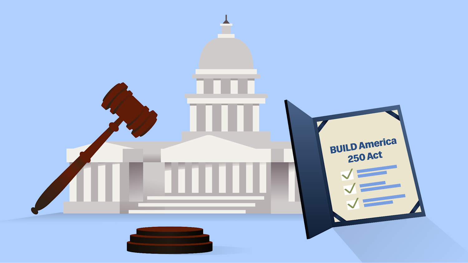 BUILD America 250 Act Illustration