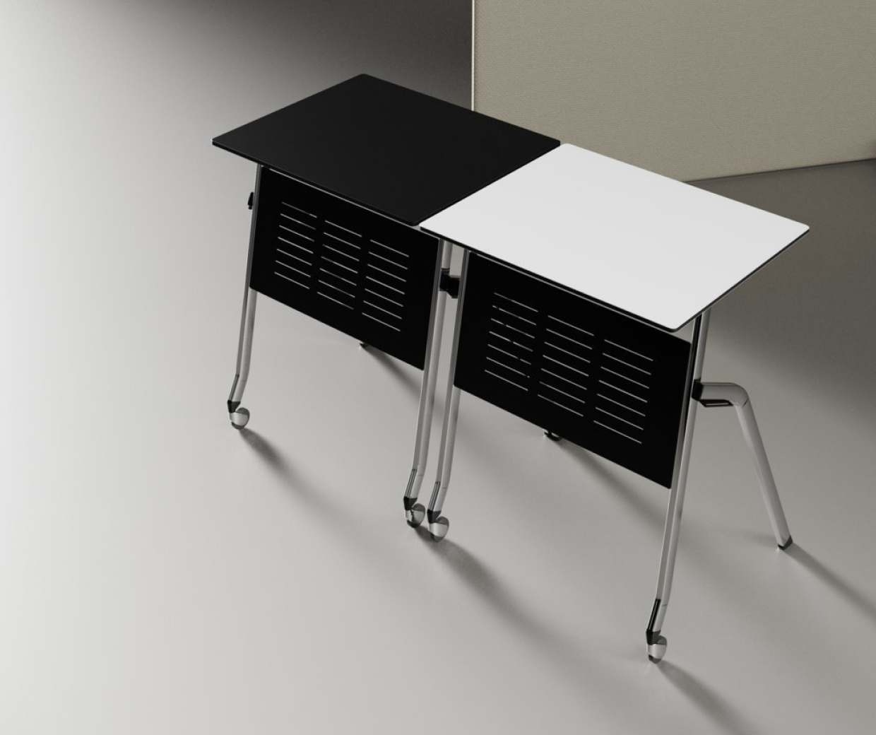 Petite table pliante pour salles de formation ou espace Co-working 