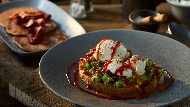 Shelby smashed avocado eggs