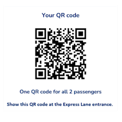 Express Lane Confirmation Example