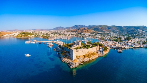 Bodrum Castle of St. Peter and marina