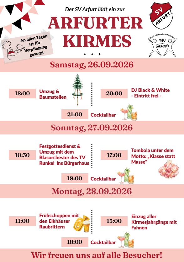 Flyer Kirmes 2026