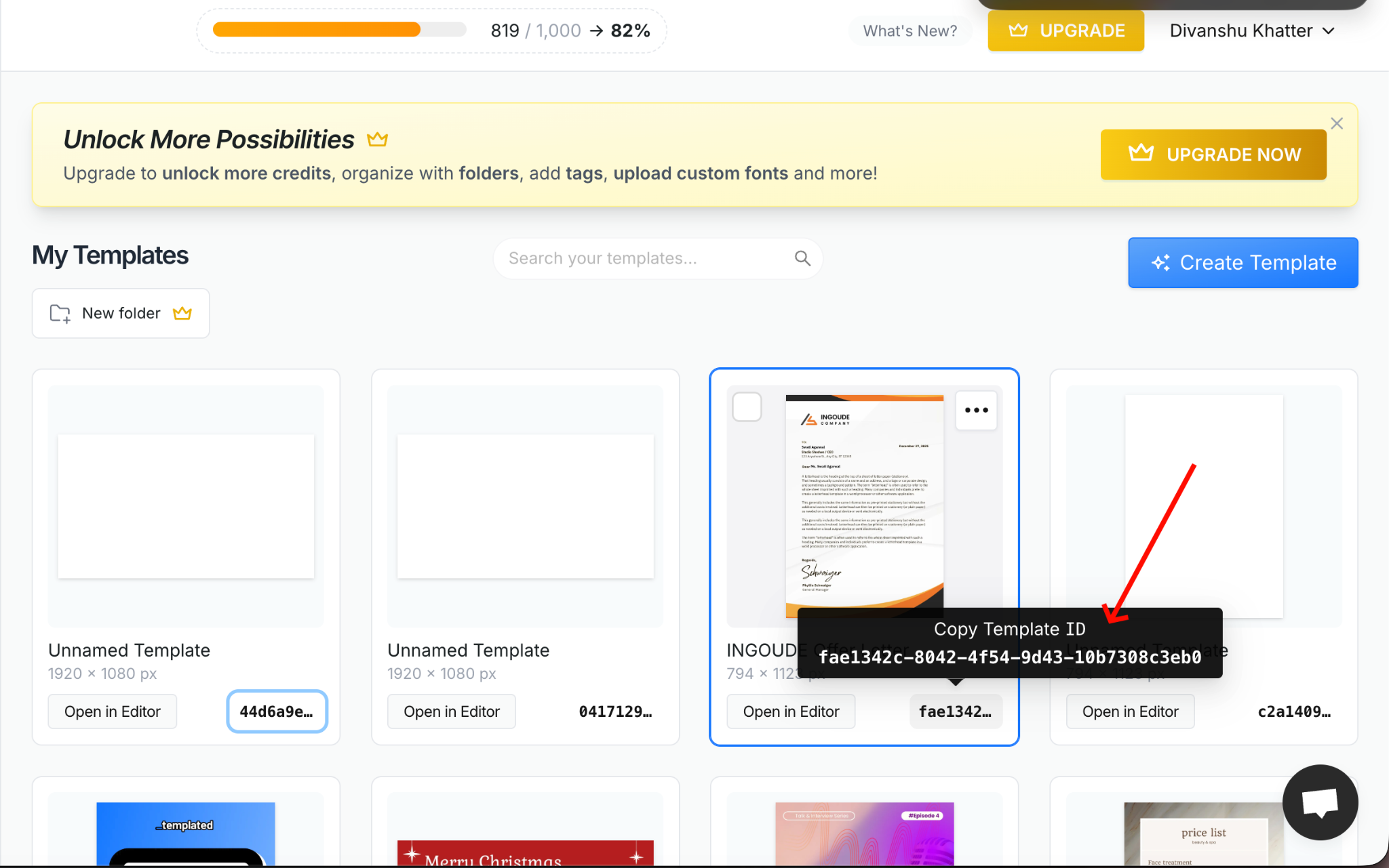 You can add more columns if needed.