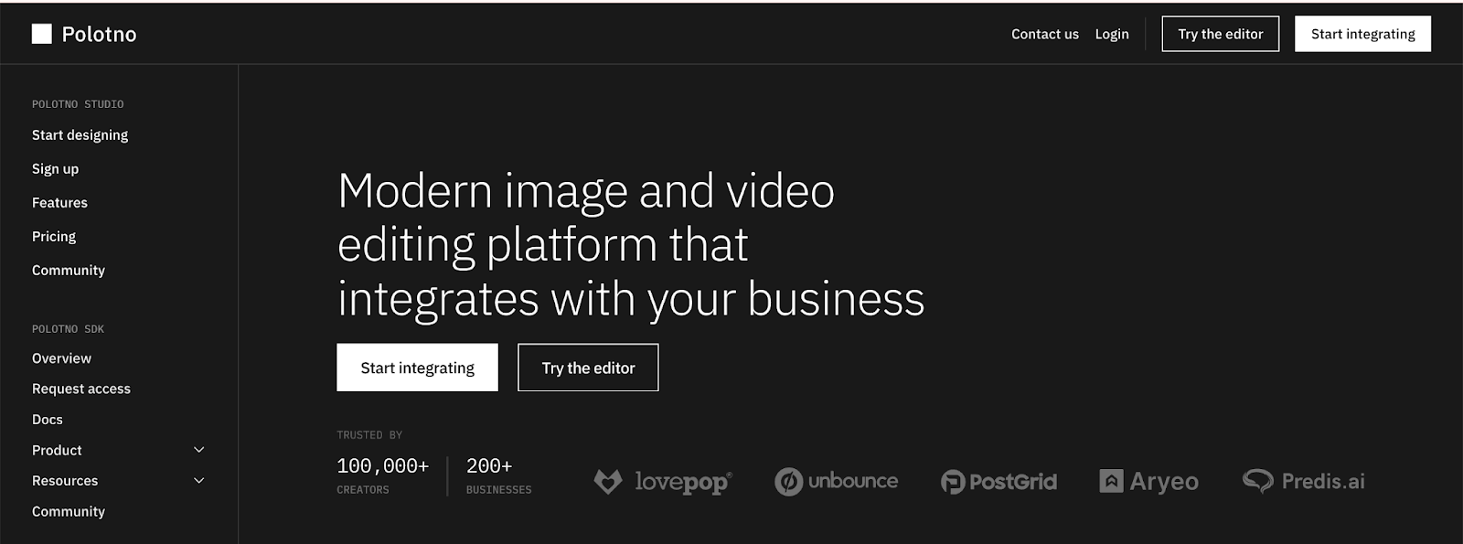 Design editor SDK built for fast integration