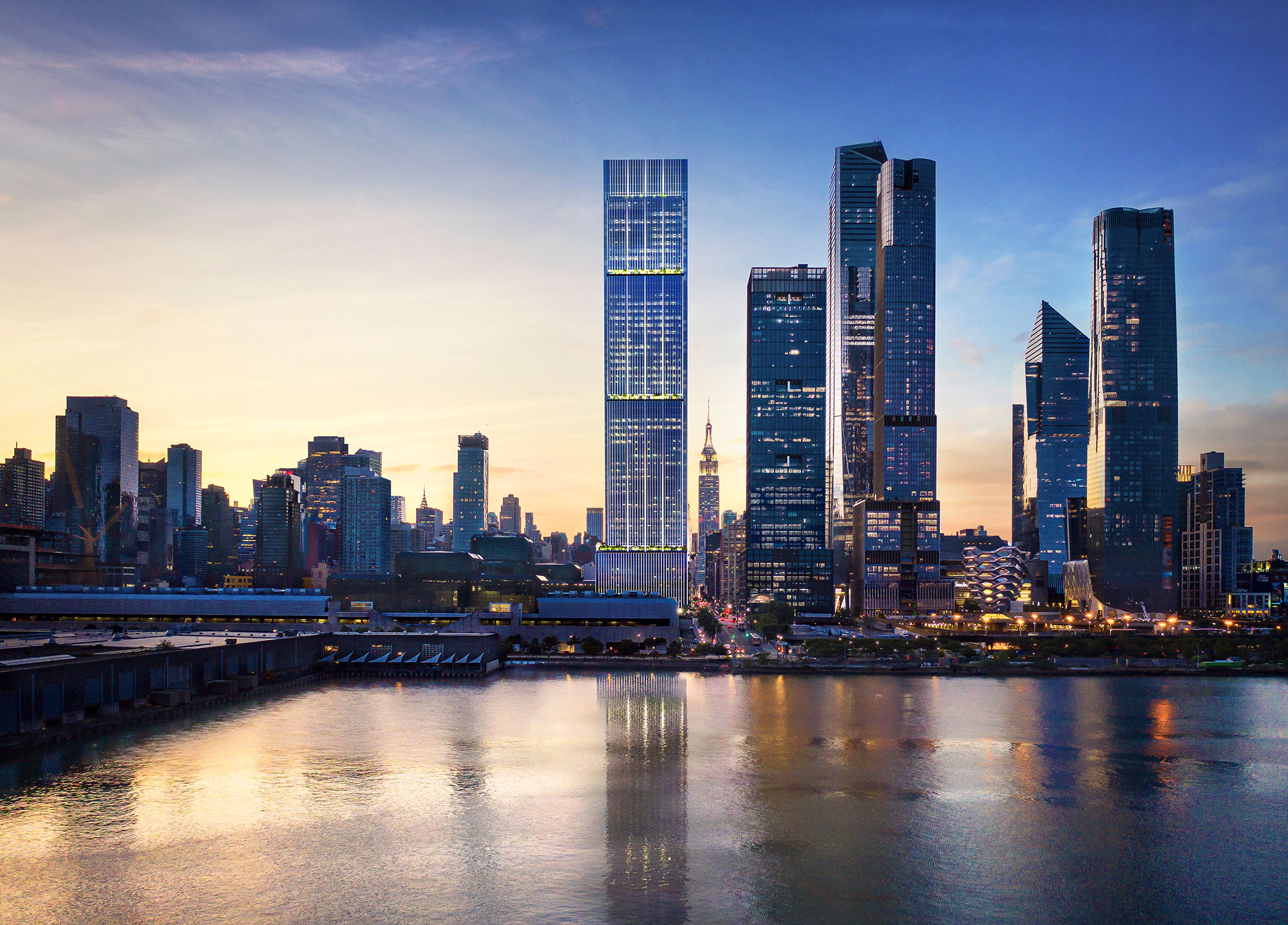 6 SQFT 1/17/20 New looks revealed for 3 Hudson Boulevard, the next office tower to rise at Hudson Yards