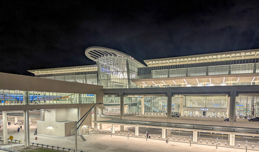 Terminal C at Night