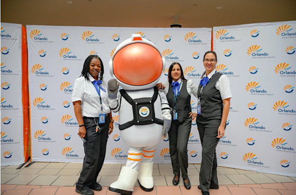 Annie the Astronaut Mascot makes big debut at MCO.