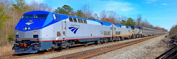 Amtrak train.