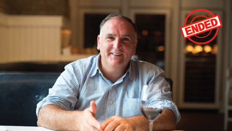 Join Chef José Andrés for a Virtual Cooking Class