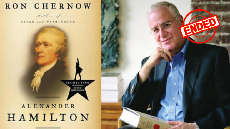 Join Author Ron Chernow to Discuss His Biography Alexander Hamilton and How It Inspired the Musical Hamilton via ZOOM 