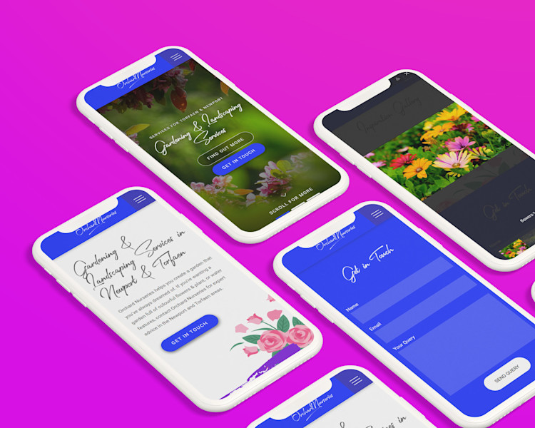 Orchard Nurseries mobile screens