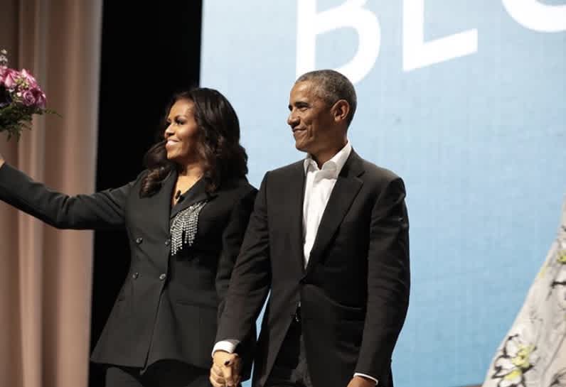 Michelle Obama & Barack Obama 