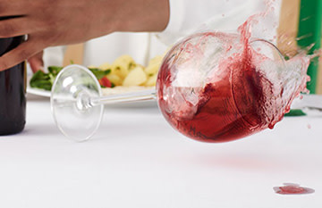 How to remove red wine stains from clothing