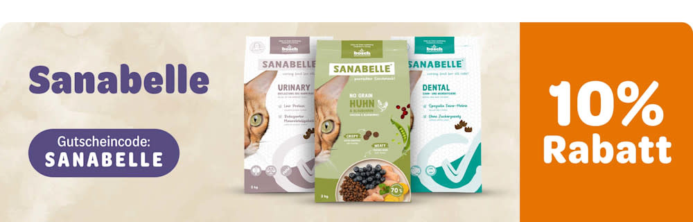 10% Rabatt auf Sanabelle. Gutscheincode: SANABELLE