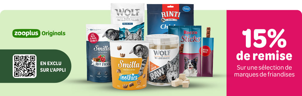 - 15 % sur une sélection de marques de friandises !