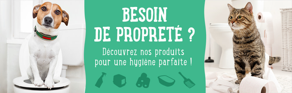 Tout le nécessaire pour l'hygiène de votre animal