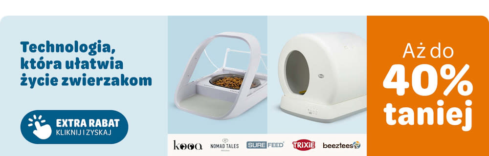 Promocja Pet Tech: do 40% zniżki na produkty dla psów i kotów