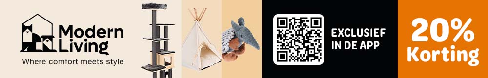 Ontvang 20% korting op Modern Living in de app