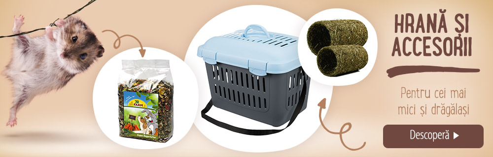 Hrană și accesorii pentru animale mici