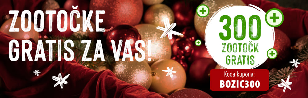 300 zooTočk gratis za vas!