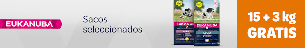 Eukanuba pienso para perros 15 + 3 kg gratis