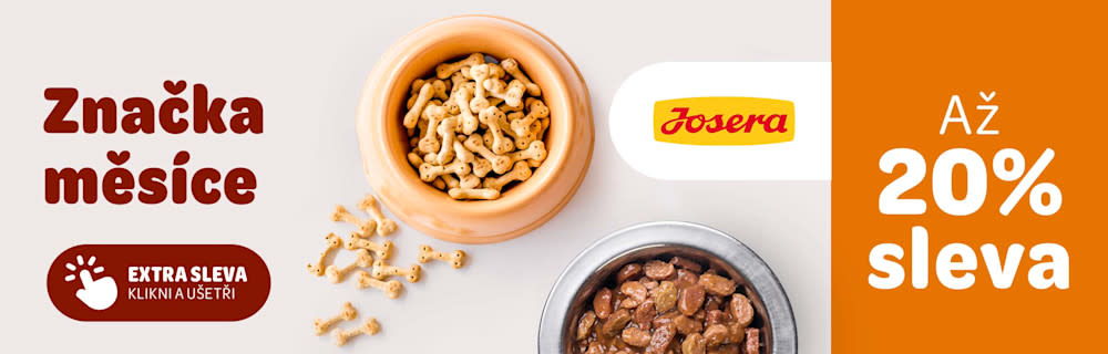 Značka měsíce Josera Až 20% sleva Extra sleva klikni a ušetři