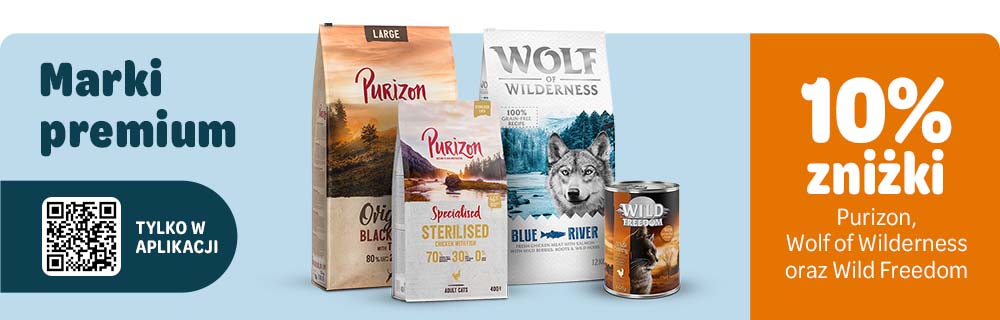 10% zniżki na karmy Purizon, Wolf of Wilderness i Wild Freedom