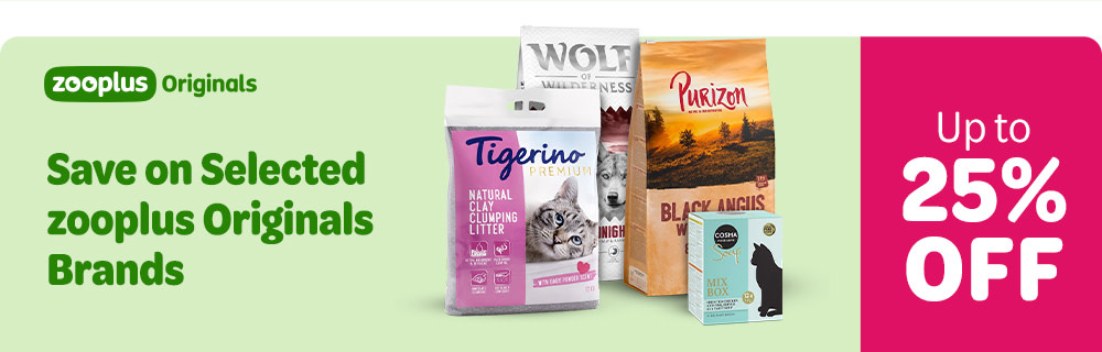 Up to 25% off Selected zooplus Originals Brands