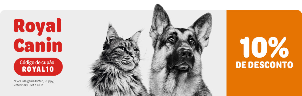 10% de desconto em Royal Canin