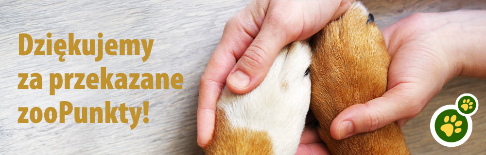 Dziękujemy za przekazane zooPunkty!