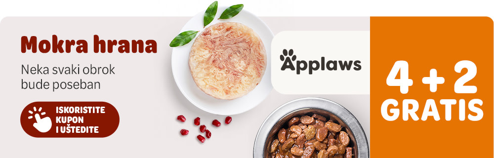 Marka tjedna- Applaws. 4+2 GRATIS na mokru hranu. Iskoristite kupon i uštedite.