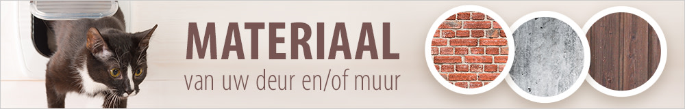 Materiaal deur / muur
