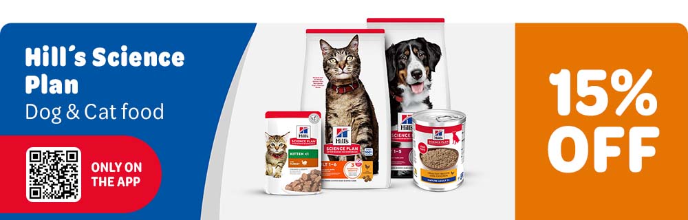 15% Off Hill's Science Plan Dog & Cat Food: Only on the App