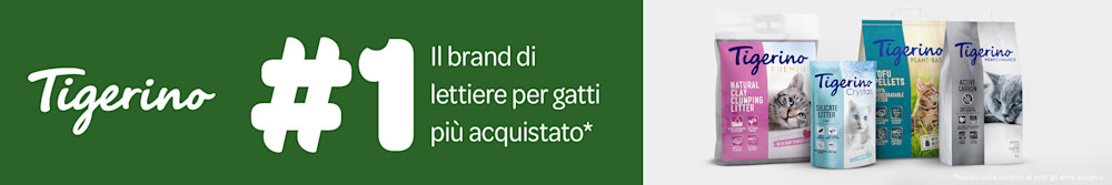 Tigerino - il brand di lettiere piu acquistato