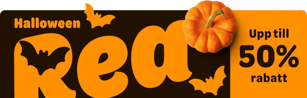 Halloween Rea. Upp till 50% rabatt.