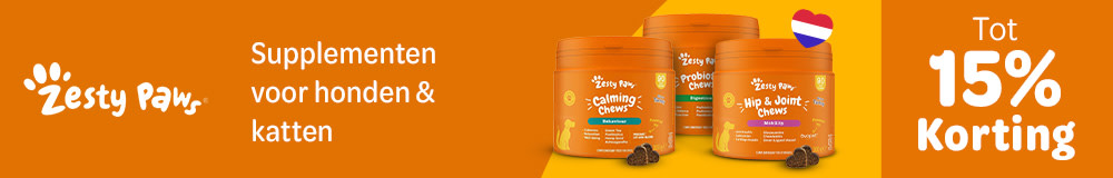 Tot 15% korting op Zesty Paws