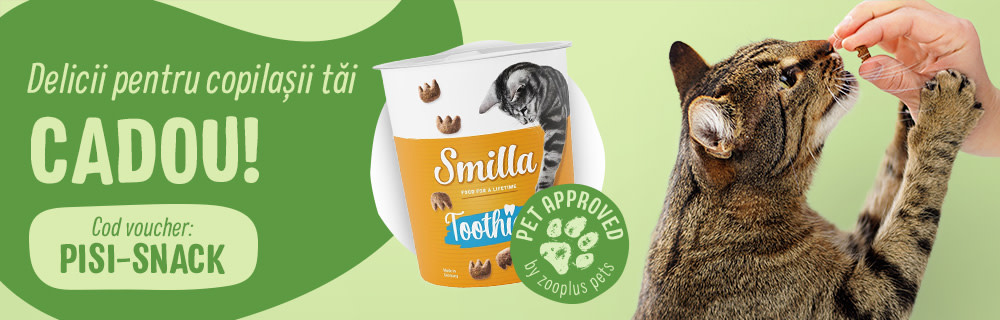 125 g Smilla Toothies Snackuri dentare pisici! Cod: PISI-SNACK