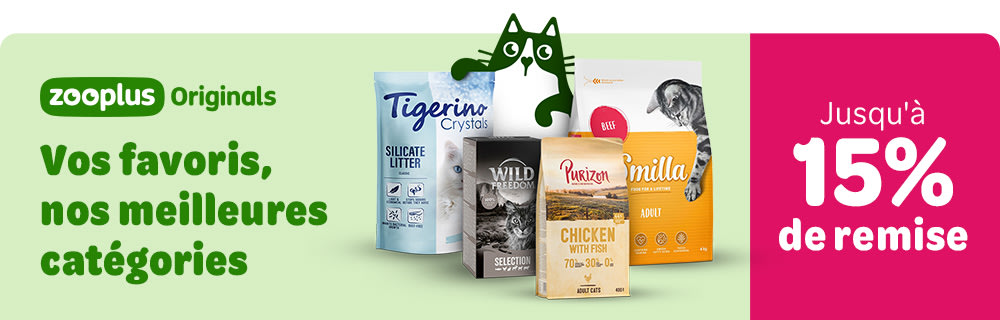 Jusqu'à 15% de remise sur zooplus Originals. Vos favoris, nos meilleures catégories.
