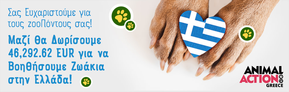 Μαζί Βοηθάμε Πυρόπληκτα Ζωάκια στην Ελλάδα!