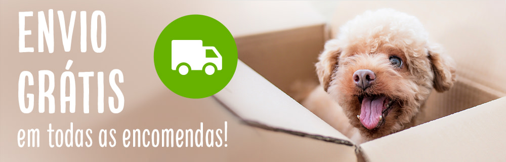 Envio grátis em todas as encomendas