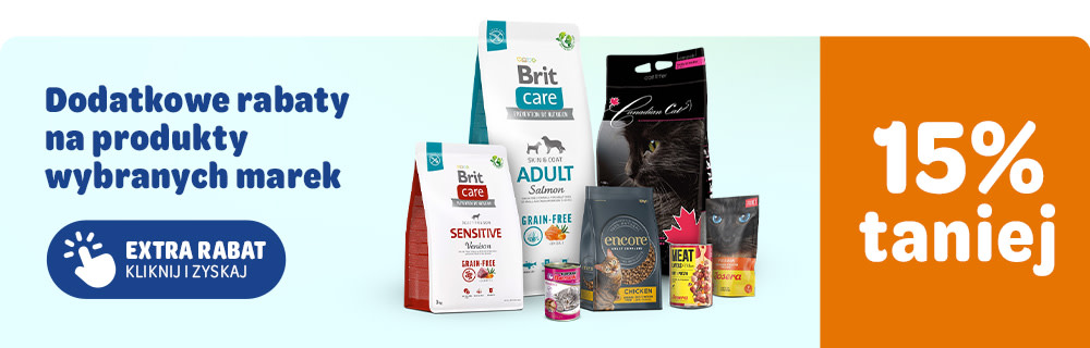 15% rabatu na produkty wybranych marek!