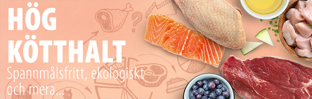 Högt köttinnehåll
