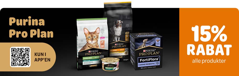 15% rabat på Purina Pro Plan